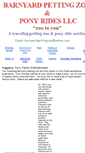 Mobile Screenshot of barnyardpettingzoo.com